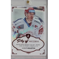 2023 Legendary Cards REKORDY ČESKÉ EXTRALIGY #PPD-04 Lukáš Krajíček Play Off Red 03/10