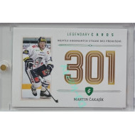 2023 Legendary Cards REKORDY ČESKÉ EXTRALIGY #ZC-P04 Martin Čakajík Základní Část Emerald 1/5