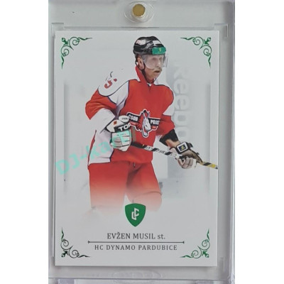 2023 Legendary Cards REKORDY ČESKÉ EXTRALIGY #12 Evžen Musil Emerald 2/5