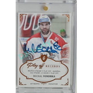 2023 Legendary Cards REKORDY ČESKÉ EXTRALIGY #PPG-05 Michal Vondrka Play Off Authentic Signature 05/13