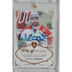 2023 Legendary Cards REKORDY ČESKÉ EXTRALIGY #PPG-05 Michal Vondrka Play Off Authentic Signature 05/13