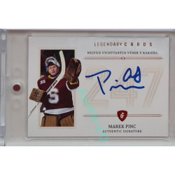 2023 Legendary Cards REKORDY ČESKÉ EXTRALIGY #ZC-WC3 Marek Pinc Základní Část Authentic Signature 10/13