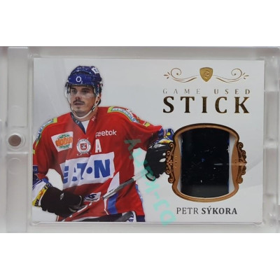 2023 Legendary Cards REKORDY ČESKÉ EXTRALIGY #GUS-03 Petr Sýkora Game Used Stick Gold 05/20