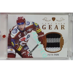 2023 Legendary Cards REKORDY ČESKÉ EXTRALIGY #GUG-01 Petr Ton Game Used Gear Gold 16/20