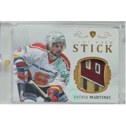 2023 Legendary Cards REKORDY ČESKÉ EXTRALIGY #GUS-12 Patrik Martinec Game Used Stick Gold 06/20