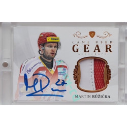 2023 Legendary Cards REKORDY ČESKÉ EXTRALIGY #GAG-02 Martin Růžička Game Used Gear Authentic Signature 2/8