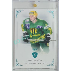 2023 Legendary Cards REKORDY ČESKÉ EXTRALIGY #72 Pavel Zubíček Turquoise 1/1