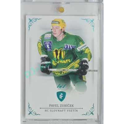 2023 Legendary Cards REKORDY ČESKÉ EXTRALIGY #72 Pavel Zubíček Turquoise 1/1