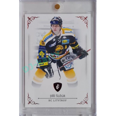 2023 Legendary Cards REKORDY ČESKÉ EXTRALIGY #30 Jiří Šlégr Red 03/10