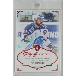 2023 Legendary Cards REKORDY ČESKÉ EXTRALIGY #PPC-05 Petr Kadlec Play Off Red 04/10