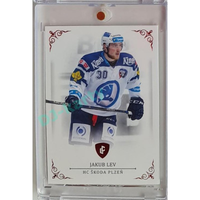 2023 Legendary Cards REKORDY ČESKÉ EXTRALIGY #16 Jakub Lev Red 03/10