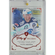 2023 Legendary Cards REKORDY ČESKÉ EXTRALIGY #PPC-01 Ondřej Kratěna Play Off Red 03/10