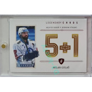 2023 Legendary Cards REKORDY ČESKÉ EXTRALIGY #ZC-GP4 Milan Gulaš Základní Část Red 01/10