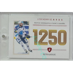 2023 Legendary Cards REKORDY ČESKÉ EXTRALIGY #ZC-U01 Petr Kadlec Základní Část Red 01/10