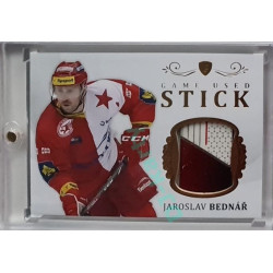 2023 Legendary Cards REKORDY ČESKÉ EXTRALIGY #GUS-11 Jaroslav Bednář Game Used Stick Gold 06/20