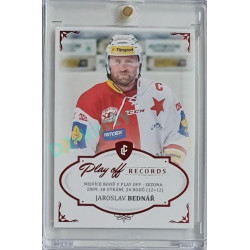 2023 Legendary Cards REKORDY ČESKÉ EXTRALIGY #PPS-05 Jaroslav Bednář Play Off Red 03/10