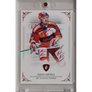 2023 Legendary Cards REKORDY ČESKÉ EXTRALIGY #8 David Hruška Red 03/10