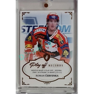 2023 Legendary Cards REKORDY ČESKÉ EXTRALIGY #PPS-04 Roman Červenka Play Off Gold 20/20