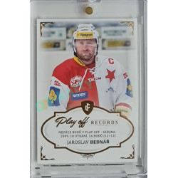 2023 Legendary Cards REKORDY ČESKÉ EXTRALIGY #PPS-05 Jaroslav Bednář Play Off Gold 03/20