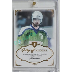 2023 Legendary Cards REKORDY ČESKÉ EXTRALIGY #PGC-05 Jiří Dopita Play Off Gold 14/20