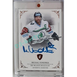 2023 Legendary Cards REKORDY ČESKÉ EXTRALIGY #57 Michal Vondrka Authentic Signature 04/13