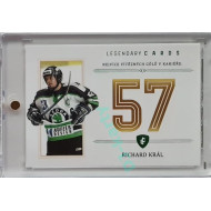 2023 Legendary Cards REKORDY ČESKÉ EXTRALIGY #ZC-WG6 Richard Král Základní Část Emerald 1/5