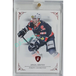 2023 Legendary Cards REKORDY ČESKÉ EXTRALIGY #4 Angel Krstev Red 03/10