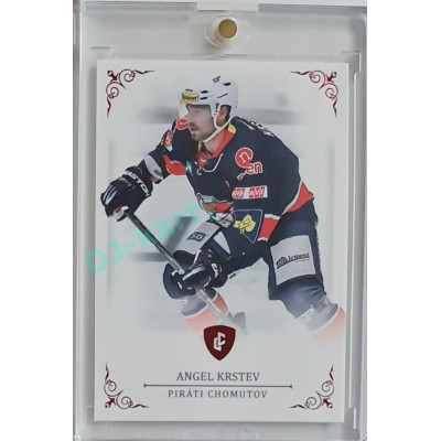 2023 Legendary Cards REKORDY ČESKÉ EXTRALIGY #4 Angel Krstev Red 03/10