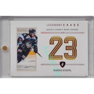 2023 Legendary Cards REKORDY ČESKÉ EXTRALIGY #ZC-PR3 Marek Kvapil Základní Část Red 01/10