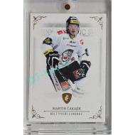 2023 Legendary Cards REKORDY ČESKÉ EXTRALIGY #045 Martin Čakajík Gold 19/20