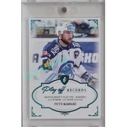 2023 Legendary Cards REKORDY ČESKÉ EXTRALIGY #PPC-05 Petr Kadlec Play Off Turquoise 1/1