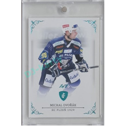 2023 Legendary Cards REKORDY ČESKÉ EXTRALIGY #54 Michal Dvořák Turquoise 1/1