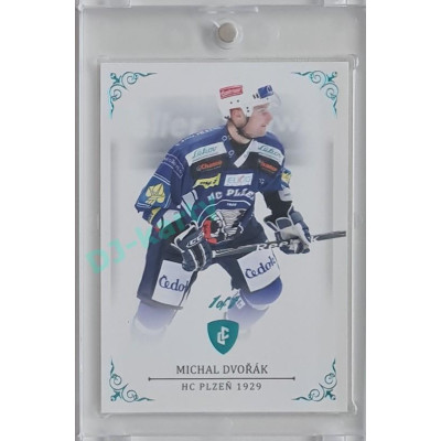 2023 Legendary Cards REKORDY ČESKÉ EXTRALIGY #54 Michal Dvořák Turquoise 1/1