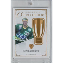 2023 Legendary Cards REKORDY ČESKÉ EXTRALIGY #CR-10 Pavel Zubíček Cup Recorders Gold 08/20