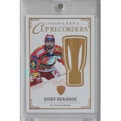 2023 Legendary Cards REKORDY ČESKÉ EXTRALIGY #CR-12 Josef Beránek Cup Recorders Gold 09/20