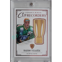 2023 Legendary Cards REKORDY ČESKÉ EXTRALIGY #CR-11 Radim Tesařík Cup Recorders Red 09/10
