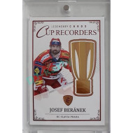 2023 Legendary Cards REKORDY ČESKÉ EXTRALIGY #CR-12 Josef Beránek Cup Recorders Red 04/10