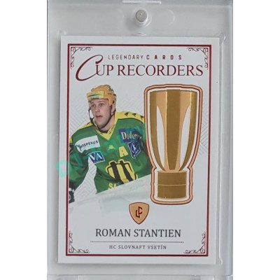2023 Legendary Cards REKORDY ČESKÉ EXTRALIGY #CR-05 Roman Stantien Cup Recorders Red 04/10