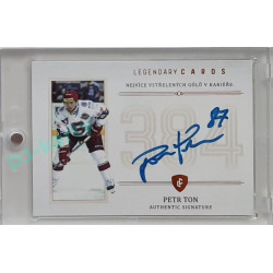 2023 Legendary Cards REKORDY ČESKÉ EXTRALIGY #ZC-GC3 Petr Ton Základní Část Authentic Signature 13/13
