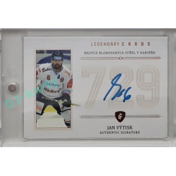 2023 Legendary Cards REKORDY ČESKÉ EXTRALIGY #ZC-MB1 Jan Výtisk Základní Část Authentic Signature 04/13