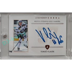 2023 Legendary Cards REKORDY ČESKÉ EXTRALIGY #ZC-WG5 Tomáš Vlasák Základní Část Authentic Signature 04/13