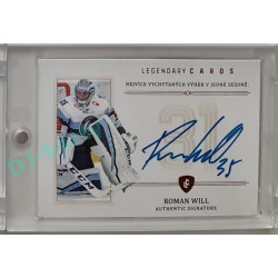 2023 Legendary Cards REKORDY ČESKÉ EXTRALIGY #ZC-WS7 Roman Will Základní Část Authentic Signature 13/13
