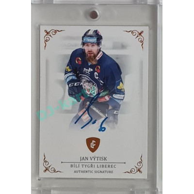 2023 Legendary Cards REKORDY ČESKÉ EXTRALIGY #22 Jan Výtisk Authentic Signature 13/13