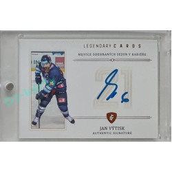 2023 Legendary Cards REKORDY ČESKÉ EXTRALIGY #ZC-S12 Jan Výtisk Základní Část Authentic Signature 03/13