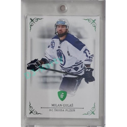 2023 Legendary Cards REKORDY ČESKÉ EXTRALIGY #59 Milan Gulaš Emerald 4/5