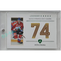 2023 Legendary Cards REKORDY ČESKÉ EXTRALIGY #ZC-WG2 Petr Sýkora Základní Část Emerald 4/5