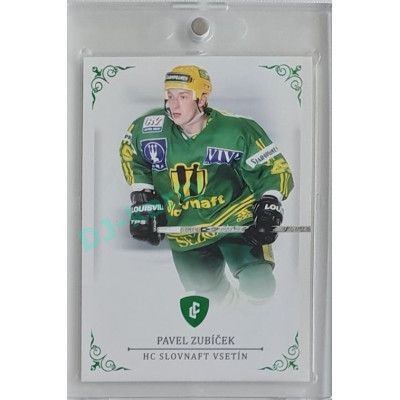 2023 Legendary Cards REKORDY ČESKÉ EXTRALIGY #72 Pavel Zubíček Emerald 4/5