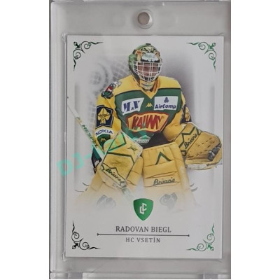 2023 Legendary Cards REKORDY ČESKÉ EXTRALIGY #87 Radovan Biegl Emerald 4/5