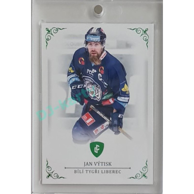 2023 Legendary Cards REKORDY ČESKÉ EXTRALIGY #22 Jan Výtisk Emerald 4/5