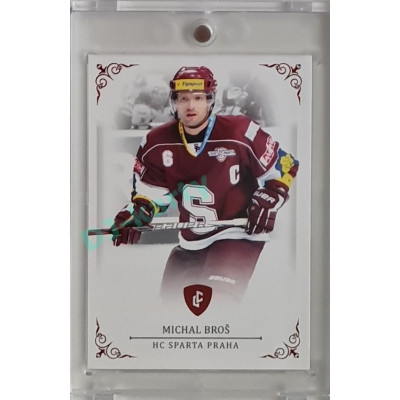 2023 Legendary Cards REKORDY ČESKÉ EXTRALIGY #53 Michal Broš Red 01/10